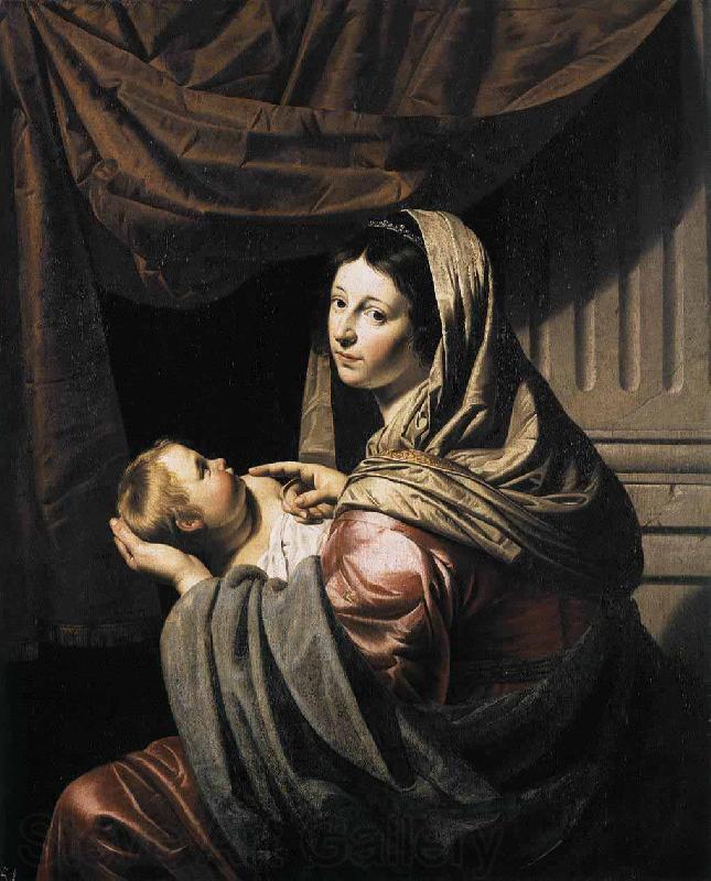 Jan van Bijlert Virgin and Child Spain oil painting art